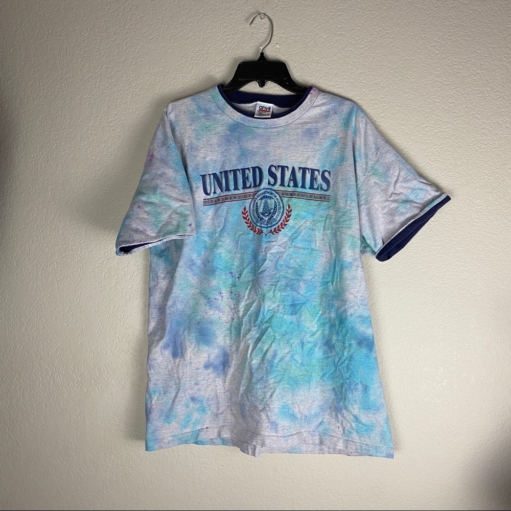ANVIL United State Dept Of Agriculture Tie Dye XL